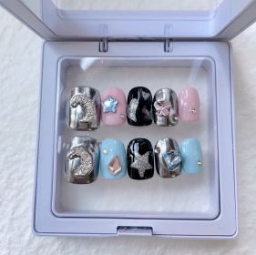 Star Girl Wears Nail Patch (Option: Short square-XS)