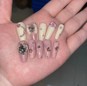 Yuanrong False Nail Patch Can Be Taken With Luxury (Option: False nail patch-XS)