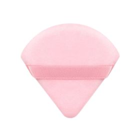 New Triangle Flocking Double-sided Makeup Cushion (Color: )