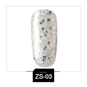 Glitter Phototherapy Nail Polish Glue Removable Nail Sequins (Option: 3ZS)