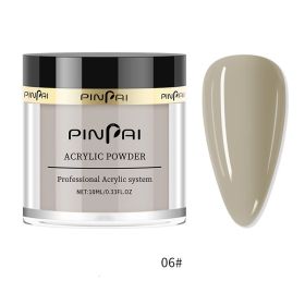 Extends Sticky Drilling Nail Art Crystal Powder (Option: 06color-10ml)