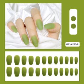 Fashion Simple Women's Matte Scrub Ballerina (Option: Frosted green)