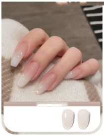 Fluorescent Nail Polish Glue Is Fashionable (Option: Egg and milk white)