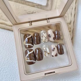 Soft Whitening Removable Nail Patch (Option: Short square-XS)