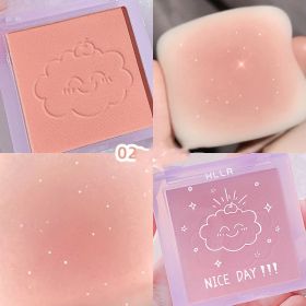 Matte Soft Fog Powder Blusher Rouge Makeup (Option: )