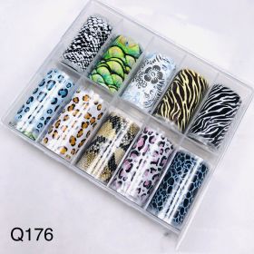 Nail Butterfly Laser Star Transfer Paper Diy European And American Nail Star Transfer Paper Sticker (Option: 29models)
