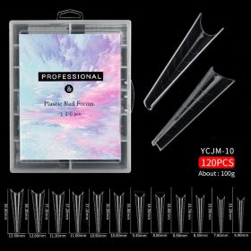 Nail Mold Crystal Extension Without Paper Holder (Option: 10 Style)