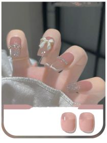 Fluorescent Nail Polish Glue Is Fashionable (Option: Temperament Naked Tea)